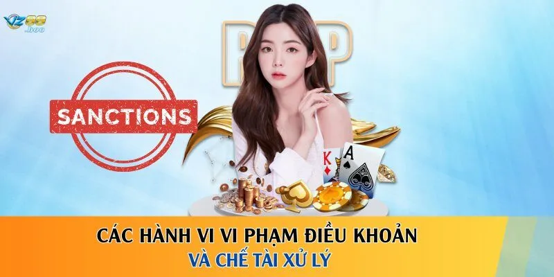 Các hành vi vi phạm điều khoản và chế tài xử lý